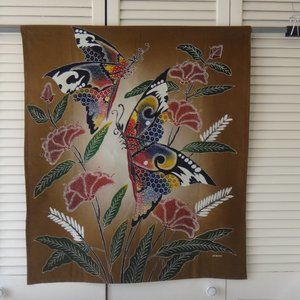 Wall Art Batik  Hand Painting Wall Tapestry NEW